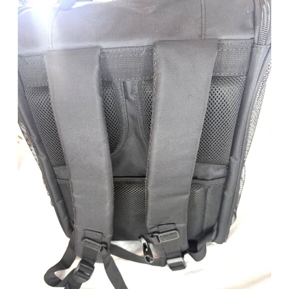 Kenneth Cole Reaction Black Pet Carrier Backpack- New No Tag - Picture 5 of 6